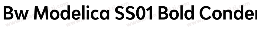 Bw Modelica SS01 Bold Condensed字体转换